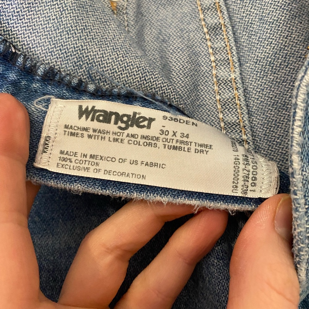 Vintage Wrangler Light Blue Women’s Denim Bootcut Jeans - Picture 8 of 8